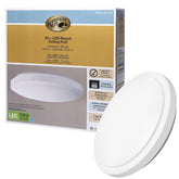 Hampton Bay 20 in. Round Dimmable LED Flush Mount Ceiling Light Fixture 2200 Lumens 4000K Bright White - Like New